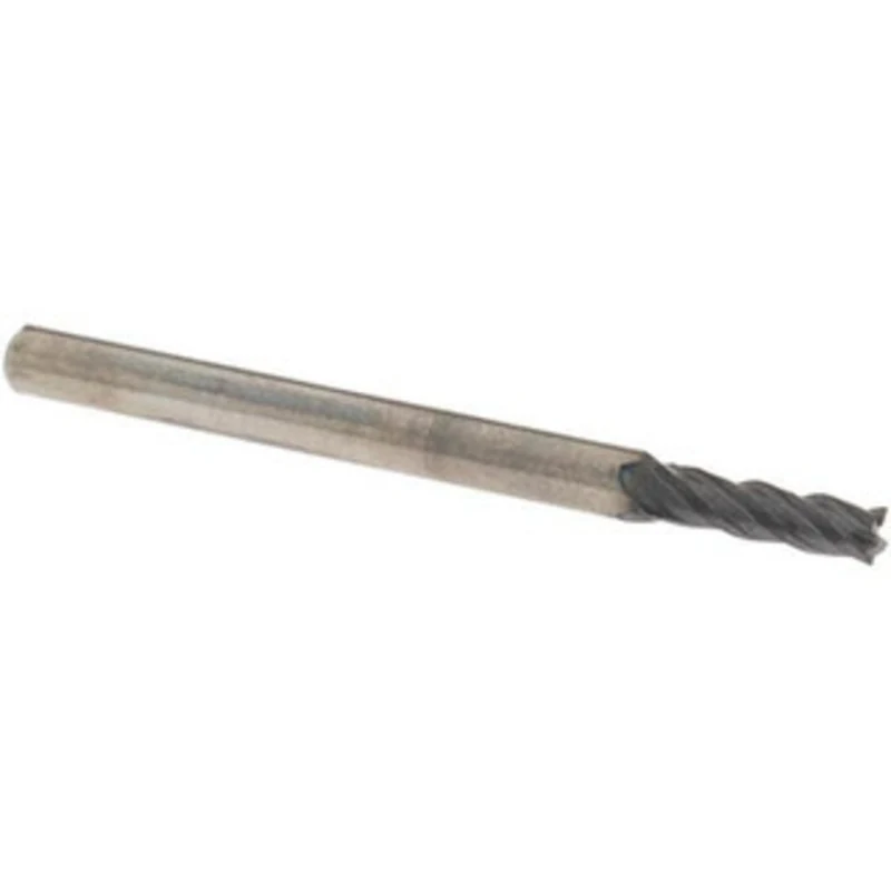 OSG 2.5mm, 8mm LOC, 3mm Shank Diam, 39mm OAL, 4 Flute, Solid Carbide Square End Mill Single End, TiAlN Finish, Spiral...